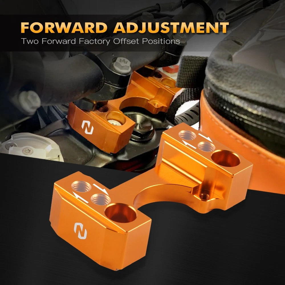 1" Forward Handlebar Riser Kit Damper Mount for KTM 790/890 Adventure (2019–2023)