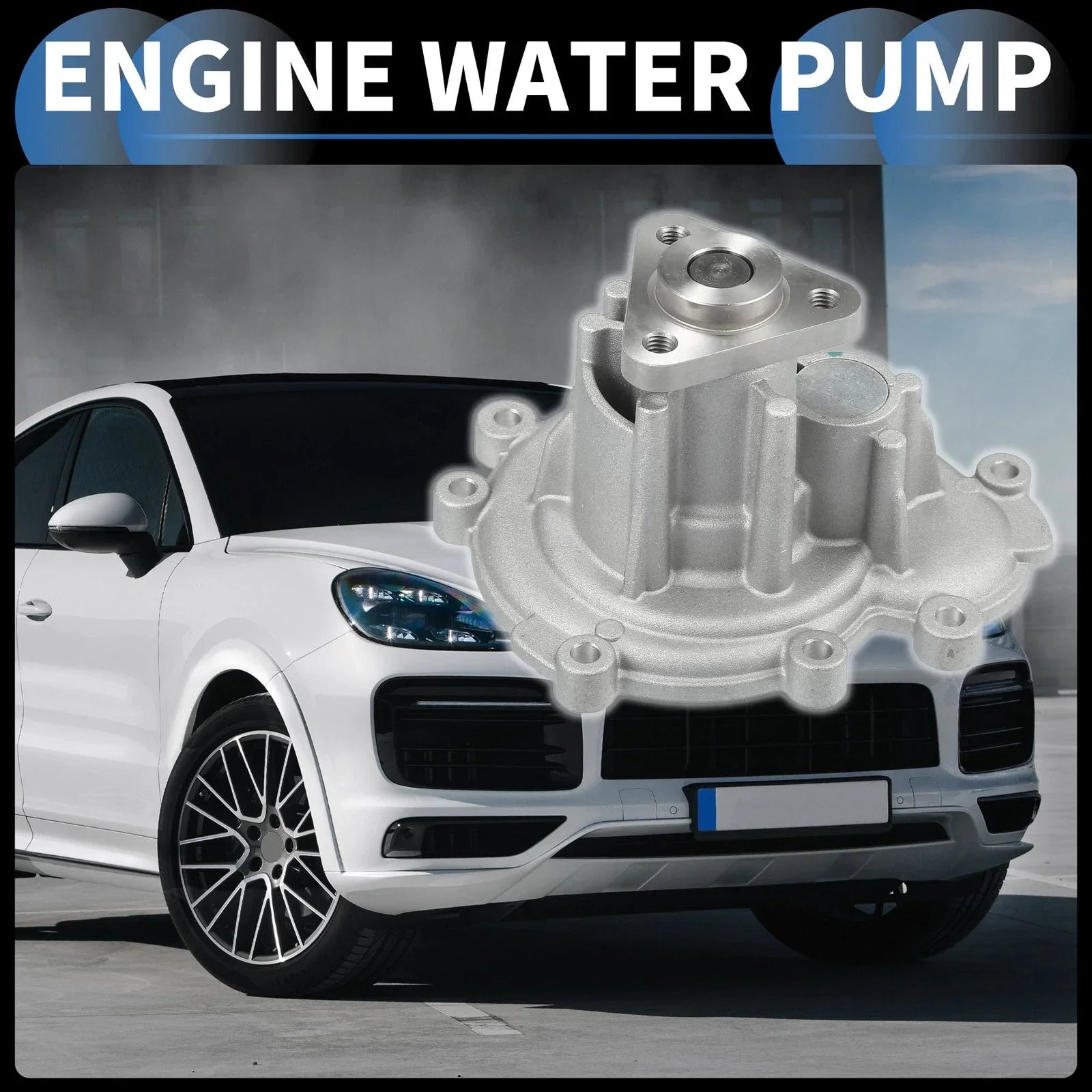 Water Pump with Gasket Kit for Porsche Cayenne (2002-2006)