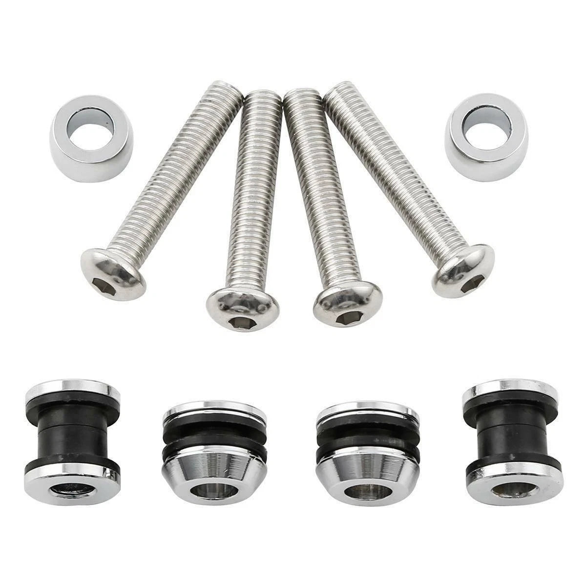 Luggage Rack Docking Hardware Kit for Harley Street XG500 XG750 (2015–2020) Chrome