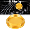 Gold Tone Aluminum Alloy Oil Filler Cap for Mitsubishi 