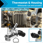 Thermostat & Housing for Jeep Wrangler JK 2.8 CRD (2007–2018) 68027612AA