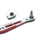 2X Ratchet Wrench Hand Tool Set with Screwdriver Tips