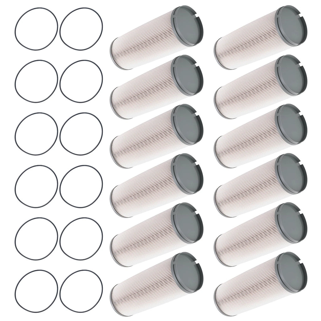 12 Pack Fuel Filter for KENWORTH T680 L6-14.9L K37-1021 PF46236 FS20207