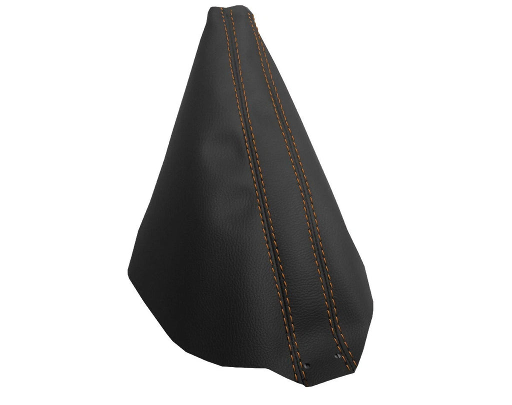 E Brake Boot Cover Leather for Ford Mustang (2005–2009) Orange Stitch