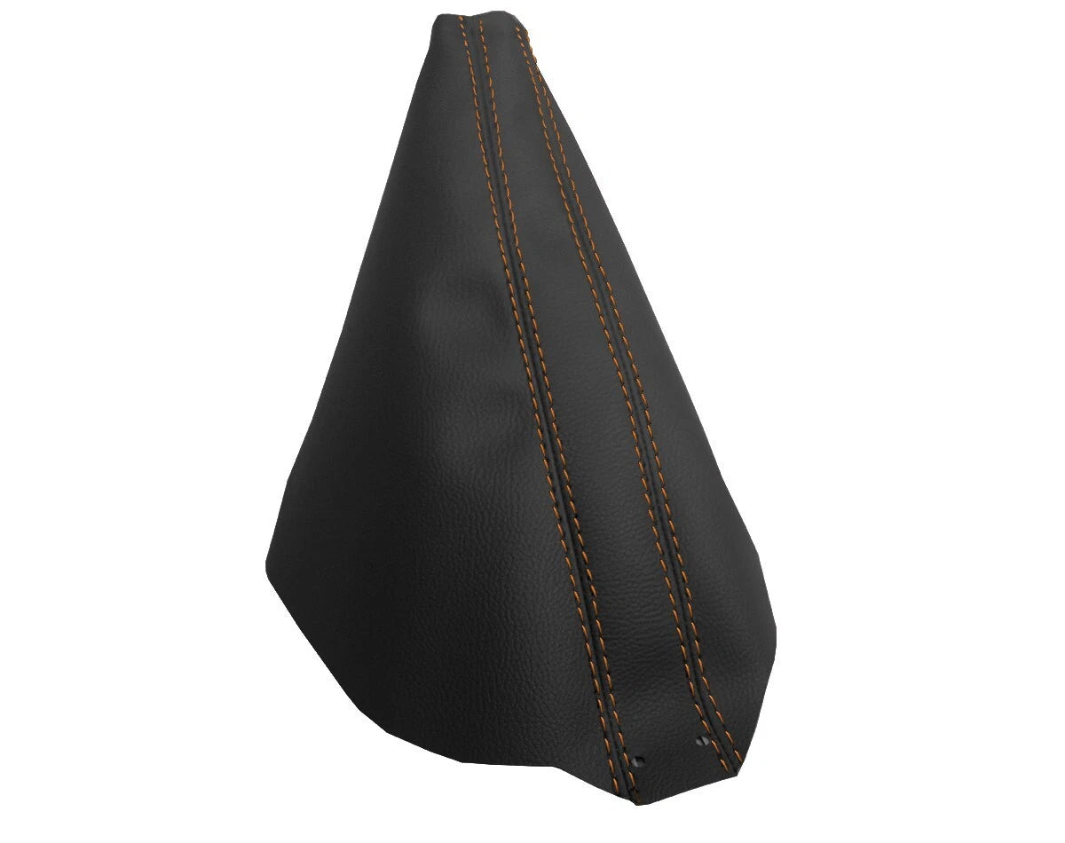 E Brake Boot Cover Leather for Ford Mustang (2005–2009) Orange Stitch
