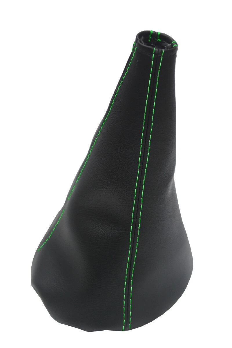 Leather Manual Shift Boot Cover for Ford Ranger (2004–2010) Green Stitch