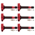 6-Pack Ignition Coil and Iridium Spark Plug for Honda Accord Odyssey (1999–2004)
