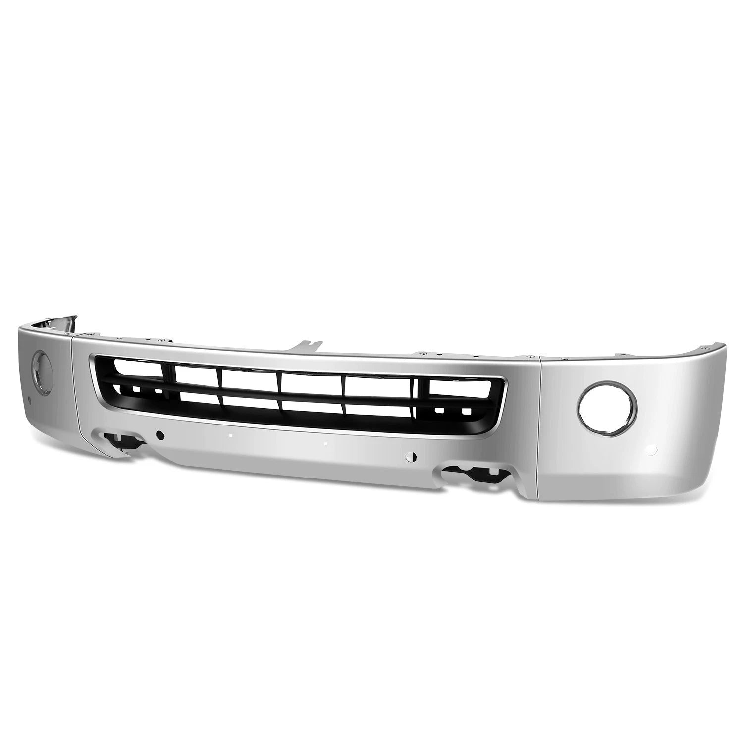 Chrome Front Bumper Face Bar w/ Foglight Holes for Nissan NV3500 (2012–2021)