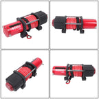 Electric Winch 4500lbs for Off-Road Vehicles (12VDC, Synthetic Rope)