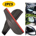1 Pair Rain Guard Eyebrow for Car Side Mirrors (Universal Fit)