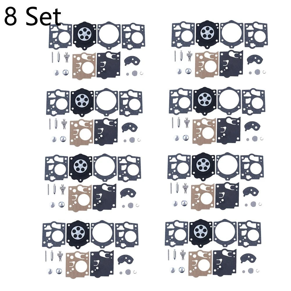 Set of 8 Carburetor Repair Kits for McCulloch Mac PROMAC 700 8200 (K10-SDC)
