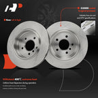 Rear Disc Brake Rotors & Ceramic Pads for BMW 330Ci 2001–2006