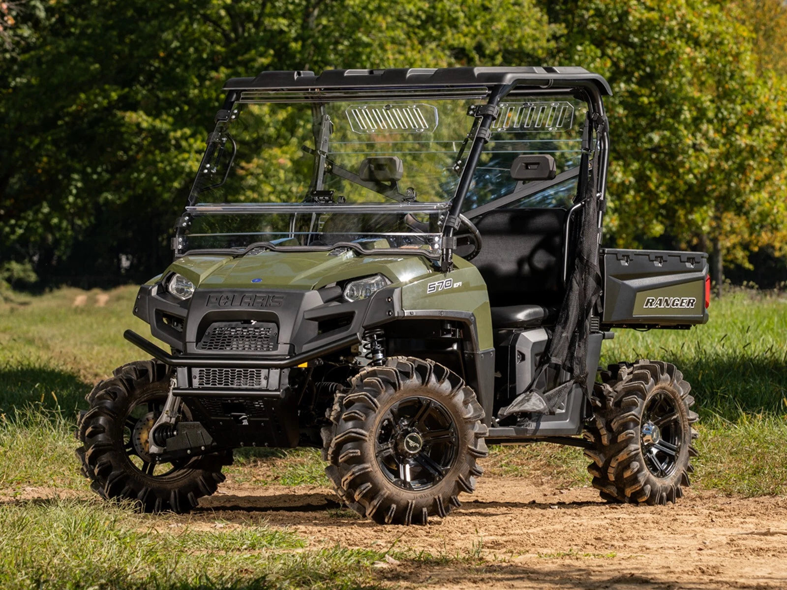 Scratch Resistant Flip Windshield for Polaris Ranger XP 800 (2013–2014)