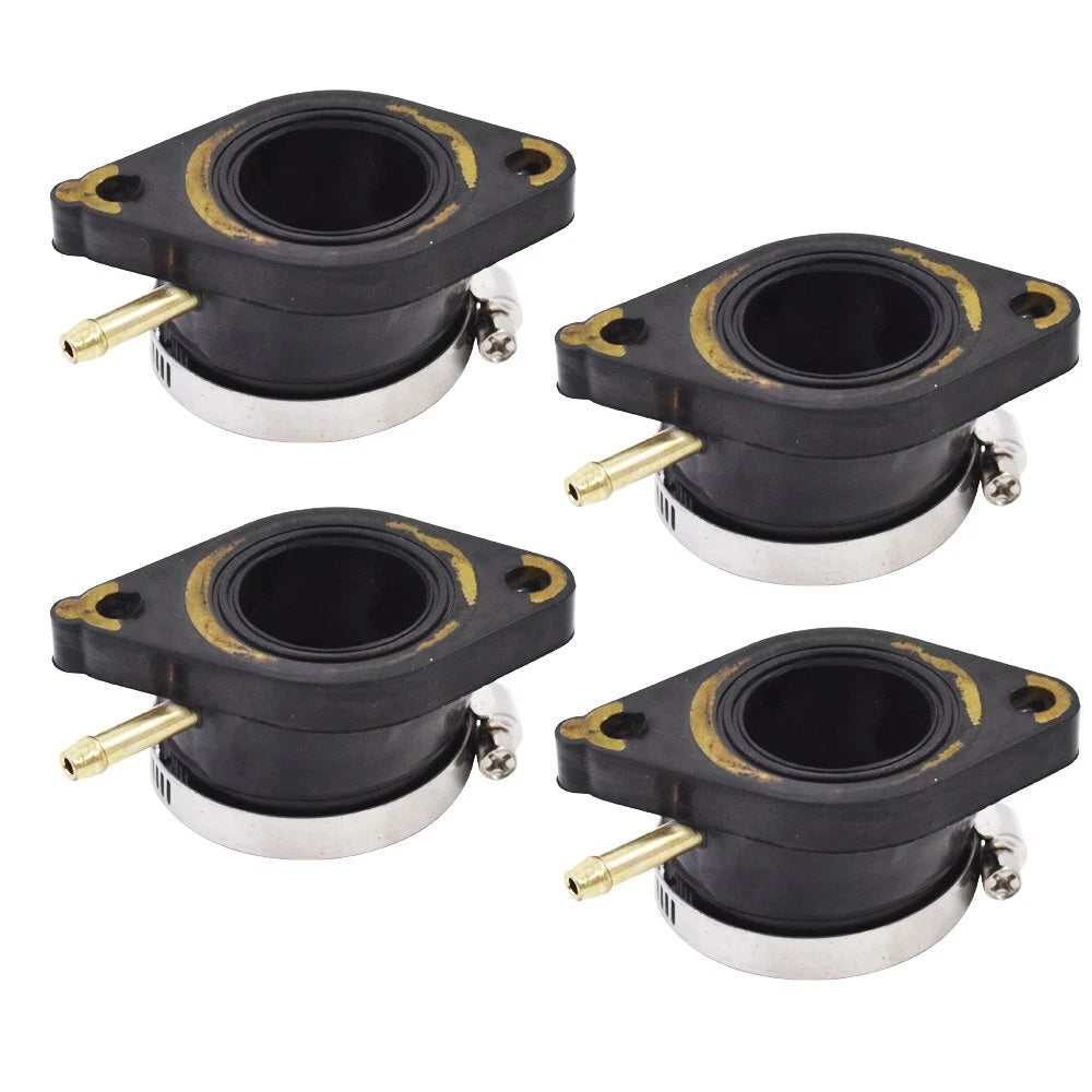 Set of 2 Carburetor Intake Manifold Boots for Yamaha XJ550 (1982)