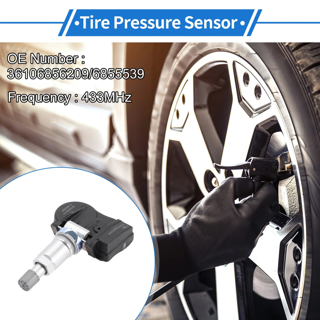 Tire Pressure Sensor 36106856209/6855539 for BMW 220i (2014–2021) 1 Pc 433MHz