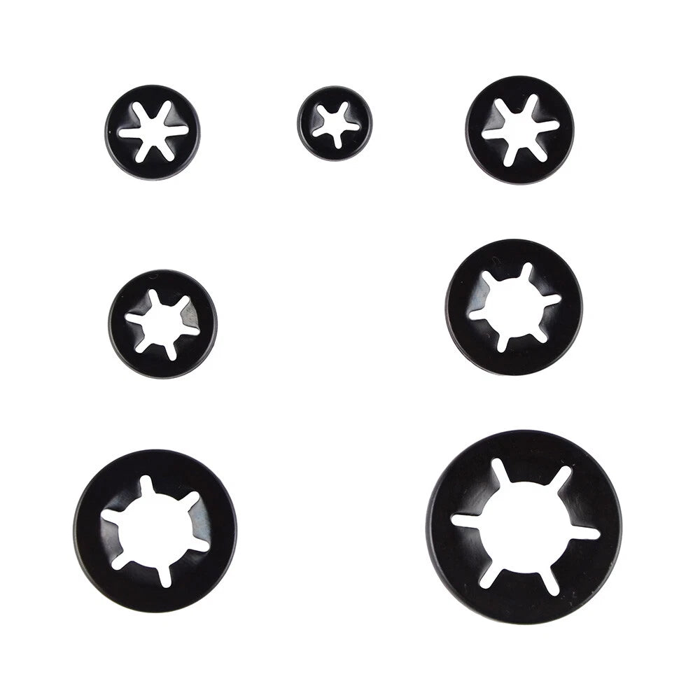 260pcs Starlock Push On Fasteners for Various Applications (Assortment Kit)