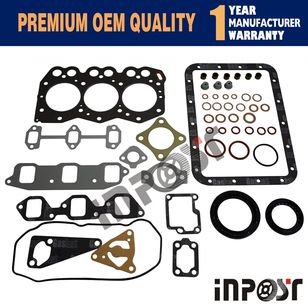 Full Overhaul Gasket Kit for Yanmar 3TN66, 3TNA66