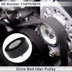 Drive Belt Idler Pulley for BMW Series 3 (2008–2012) No. 11287578675 Black