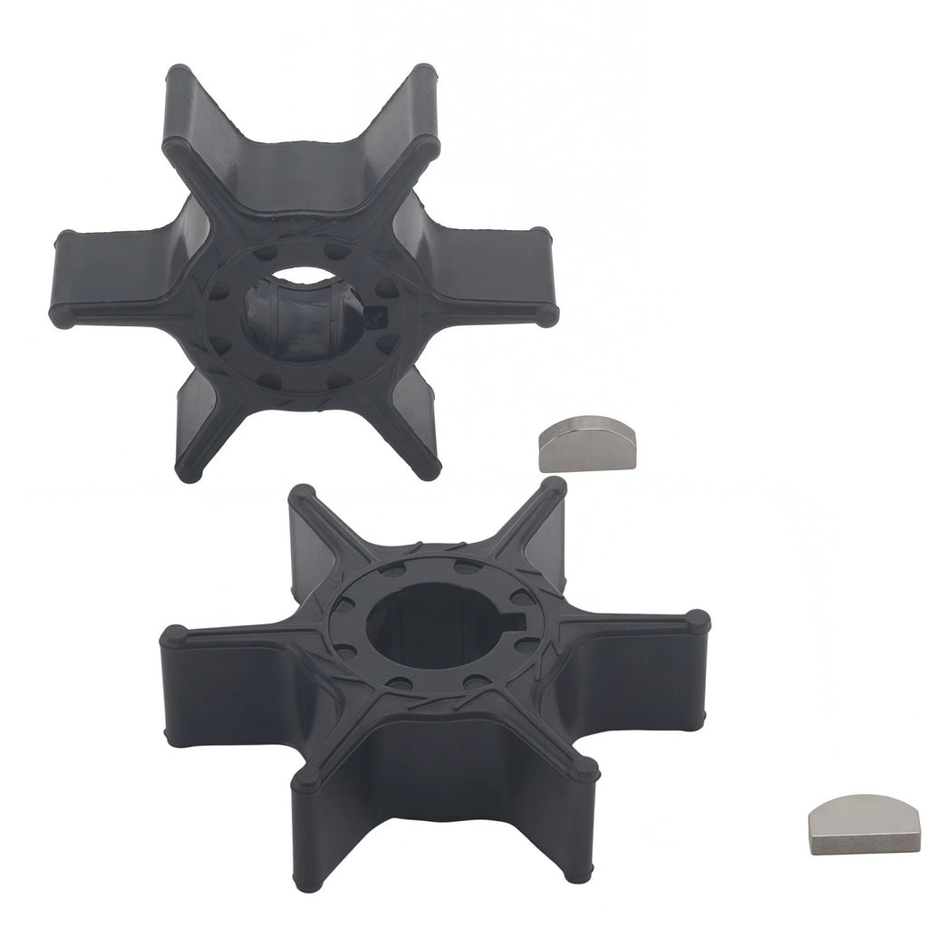 Water Pump Impeller & Key for Yamaha Outboard 4 Stroke 8-20 HP (63V-44352-00)