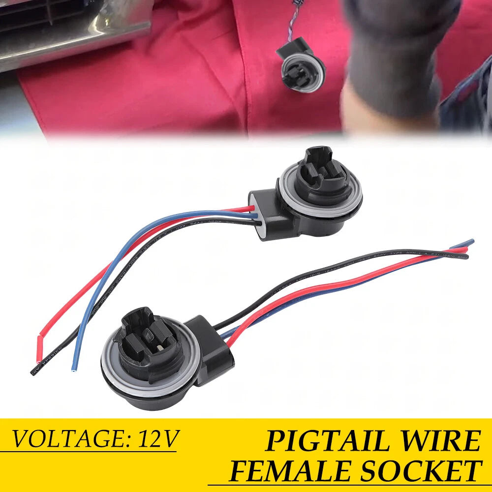 Pigtail Wire Female Socket for Universal Applications (3157)