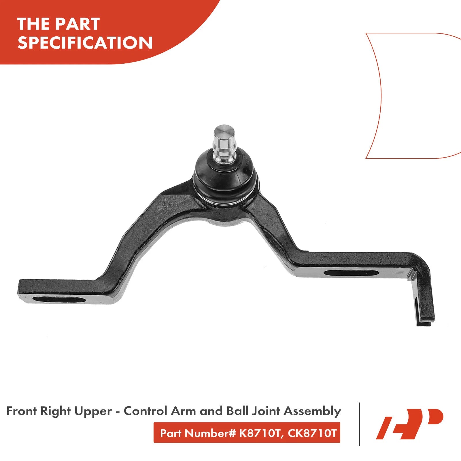 8x Front Control Arm Tie Rod End for Ford Explorer (1995-1997)