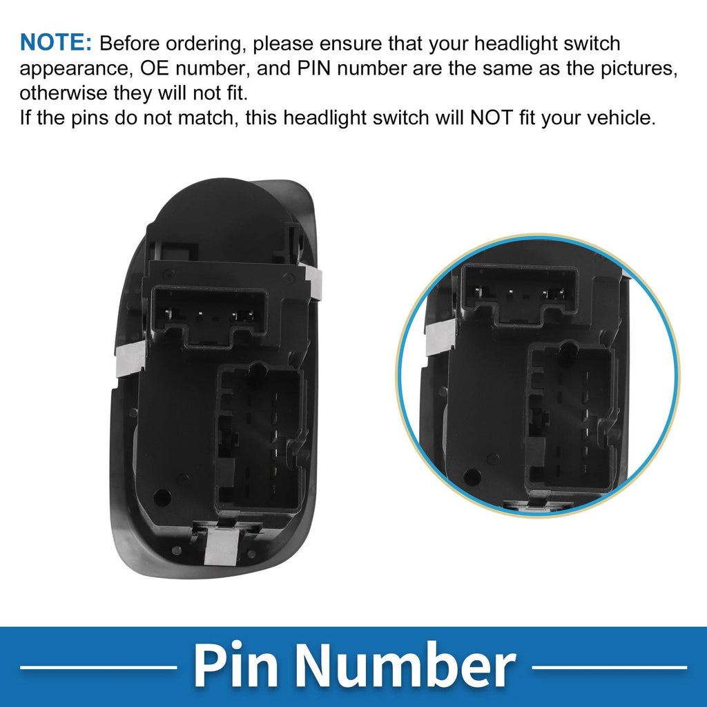 Headlight Switch for Ford F-150 (2000–2003) No.YL3Z11654AAA
