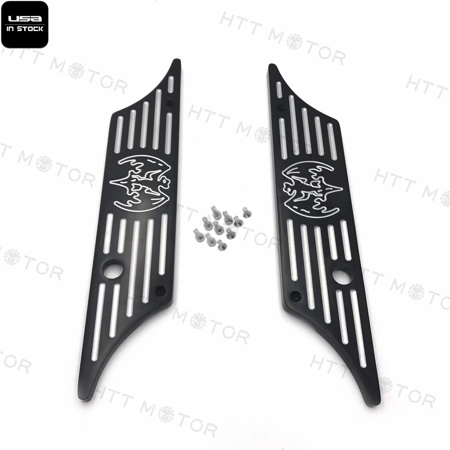 CNC Billet Aluminum Saddlebag Latch Cover for Harley Touring (1993–2013)