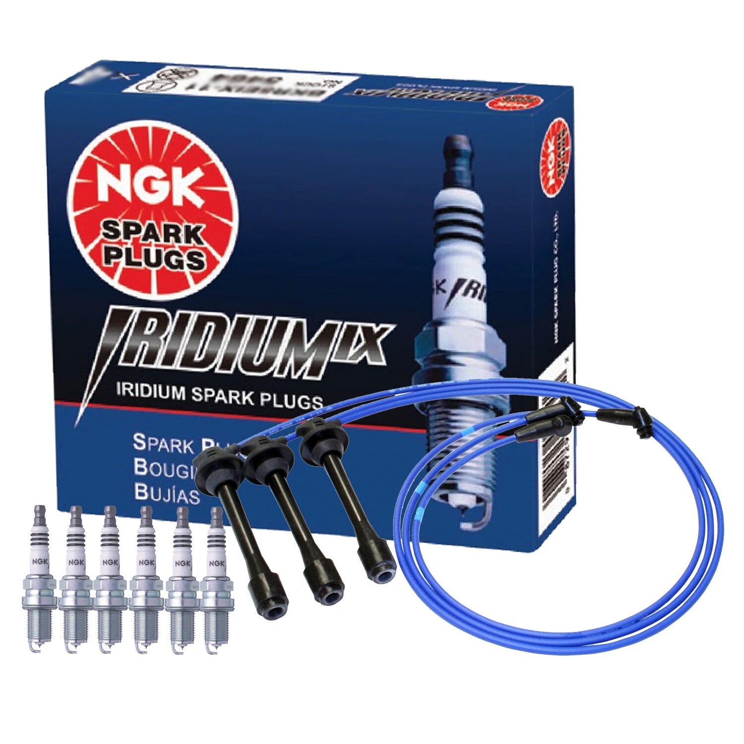 Set of 6 NGK Iridium IX Spark Plugs for Toyota Avalon Camry Solara (1995–2006)
