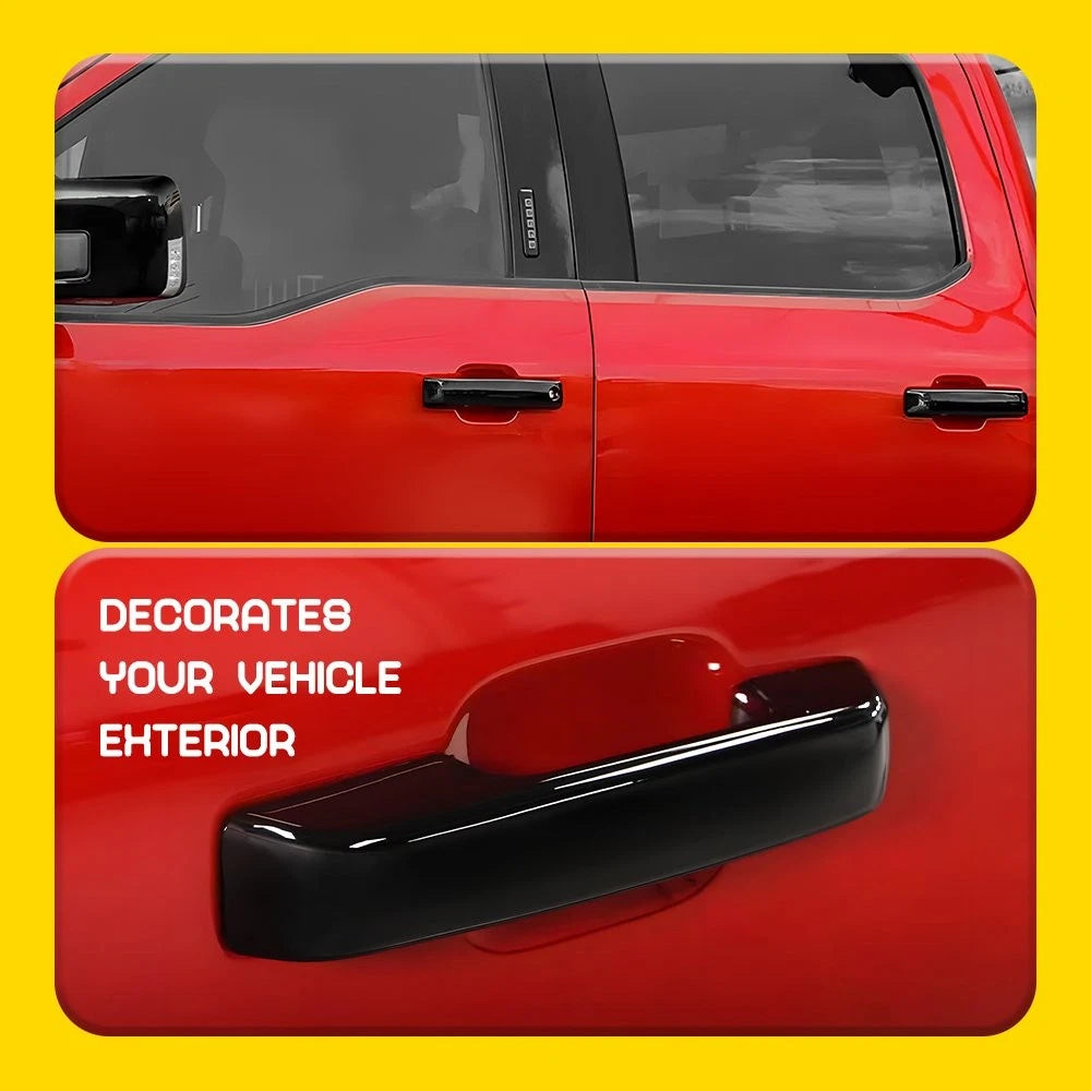 Gloss Black Door Handle Covers for Ford F-150 (2021–2024) EXV