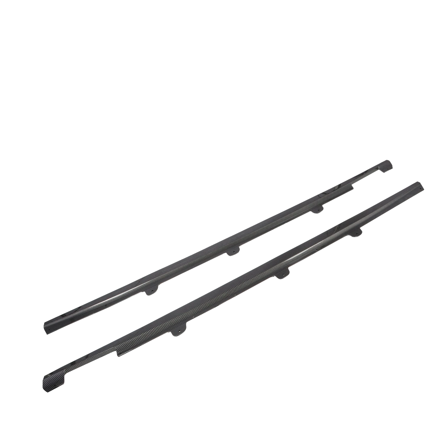 CMST Carbon Fiber Style Side Skirt Extension Panel for BMW G20 330i M340i (2019–2024)