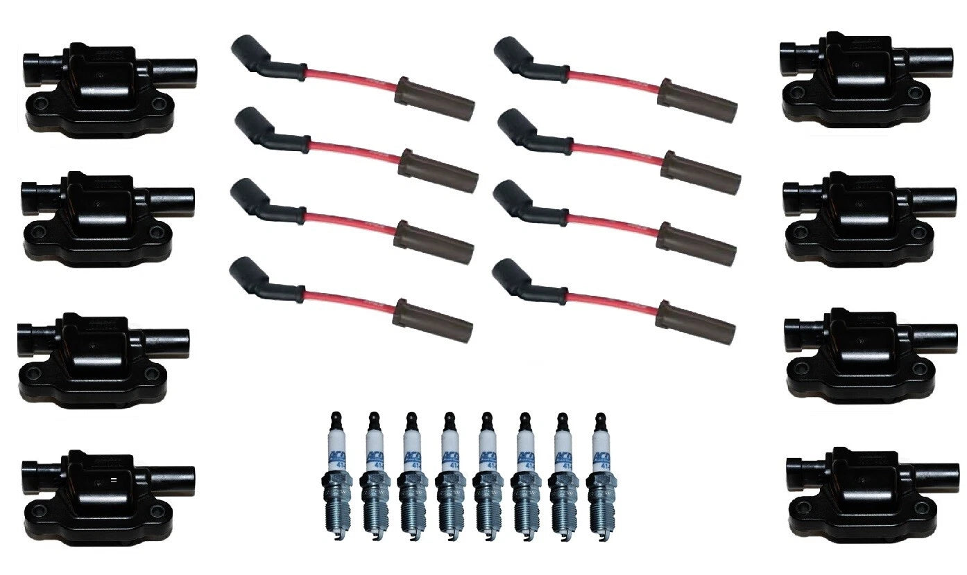 Set of 8 Ignition Wires & 8 Spark Plugs for Cadillac CTS, Chevy Camaro