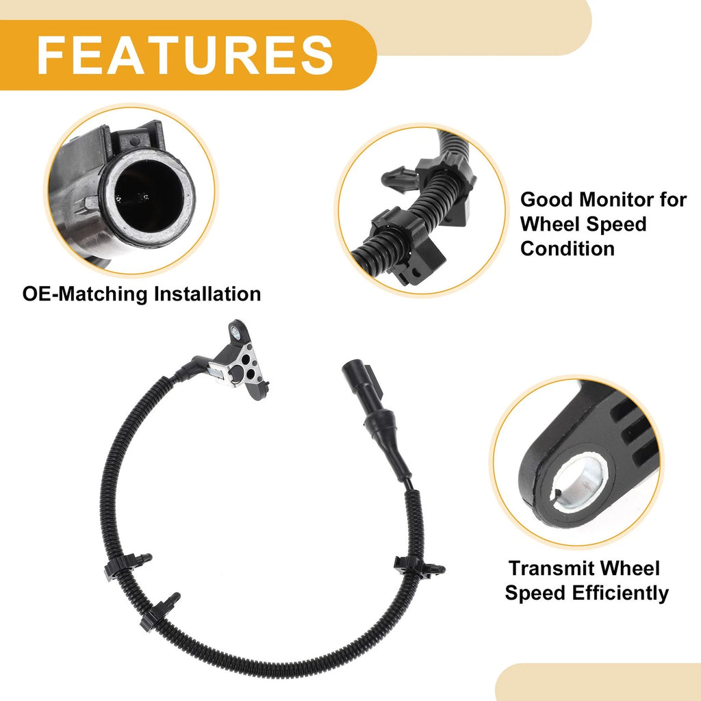ABS Wheel Speed Sensor No.2L2Z2C190AA for Ford Explorer (2002–2005) Rear