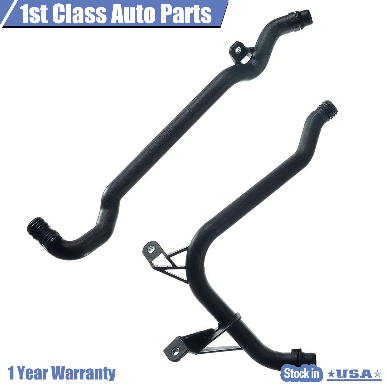 Engine Heater Inlet Water Coolant Pipe w/ O-Rings for BMW 525i 530i Z3 Z4 (1996–2006)