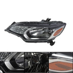 Halogen Headlight Assembly Left Driver Side for Honda Fit (2015–2017) 33150T5AA01