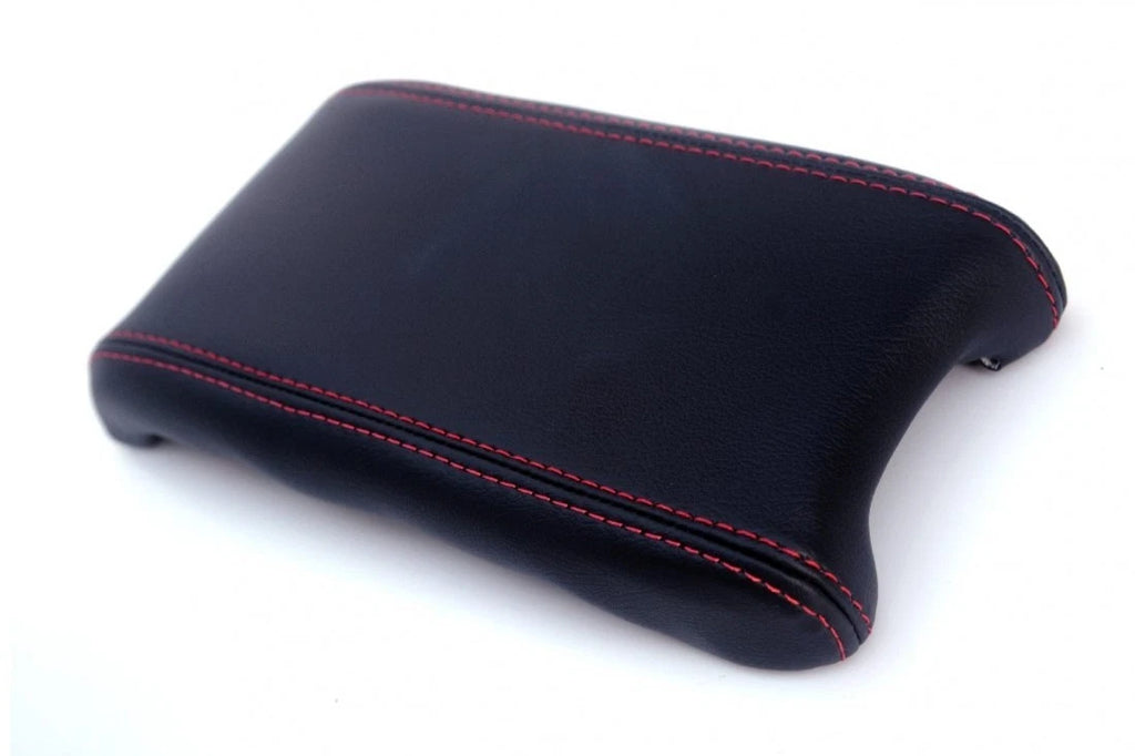 Center Console Armrest Cover for Honda Civic (2016–2020) Red Stitch
