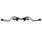 CNC Silver Extendable Brake Clutch Levers for Yamaha YZF R1 R1M R1S R6 MT-09 (2015-2023)