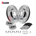 Front Brake Rotors Calipers for Acura MDX ZDX (2007–2013) 3.7L V6 13"