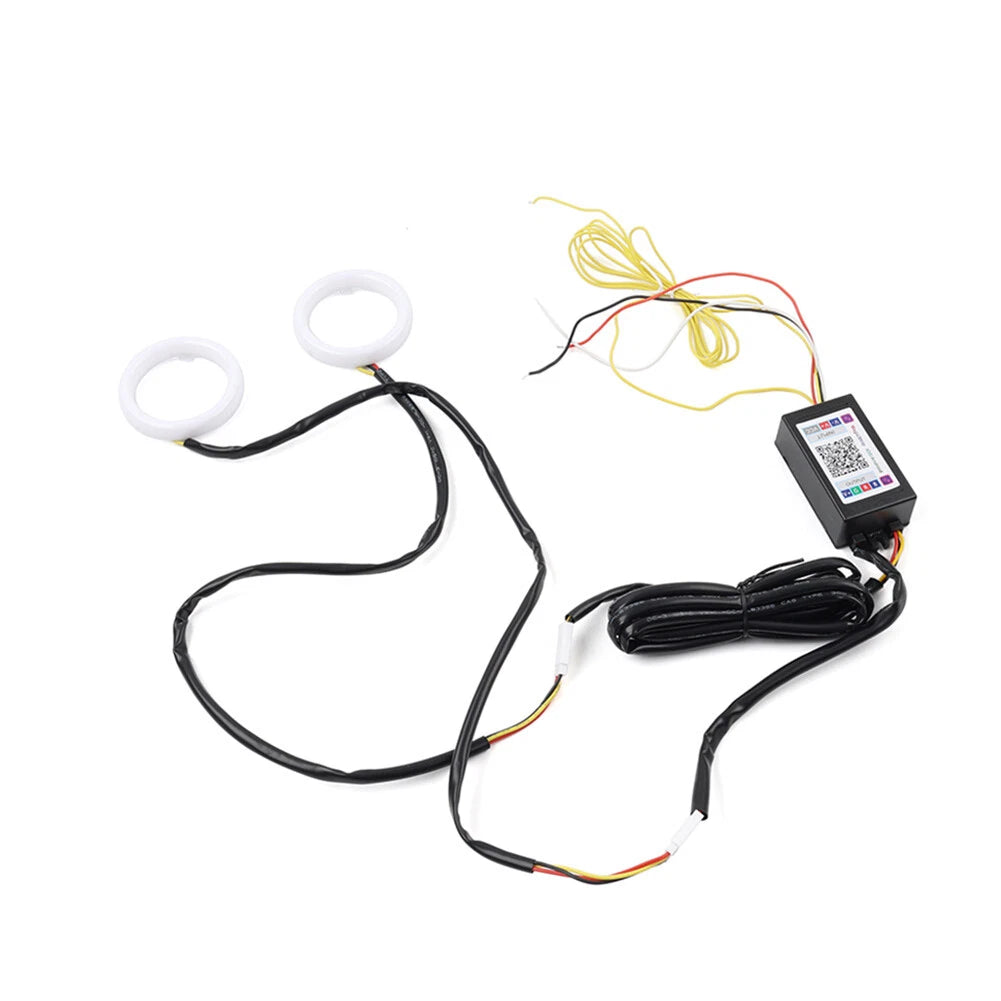 RGB LED Angel Eye Halo Rings for Universal Fit (95MM)