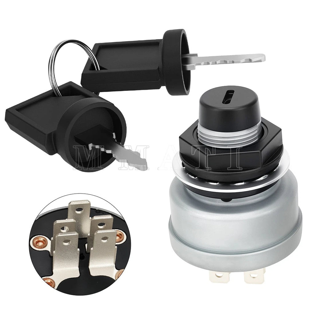 Ignition Switch w/ 2 Keys 2410109 for Polaris Ranger 500 6x6 (1999)