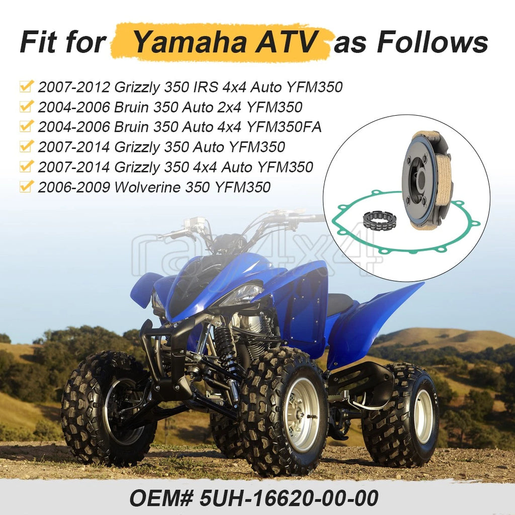 Centrifugal Carrier Wet Clutch & Gasket for Yamaha Grizzly 350 (2007–2014)