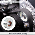 Drive Belt Idler Pulley for Mazda 3 BK (2003–2008) No.ZJ0115940 Rubber