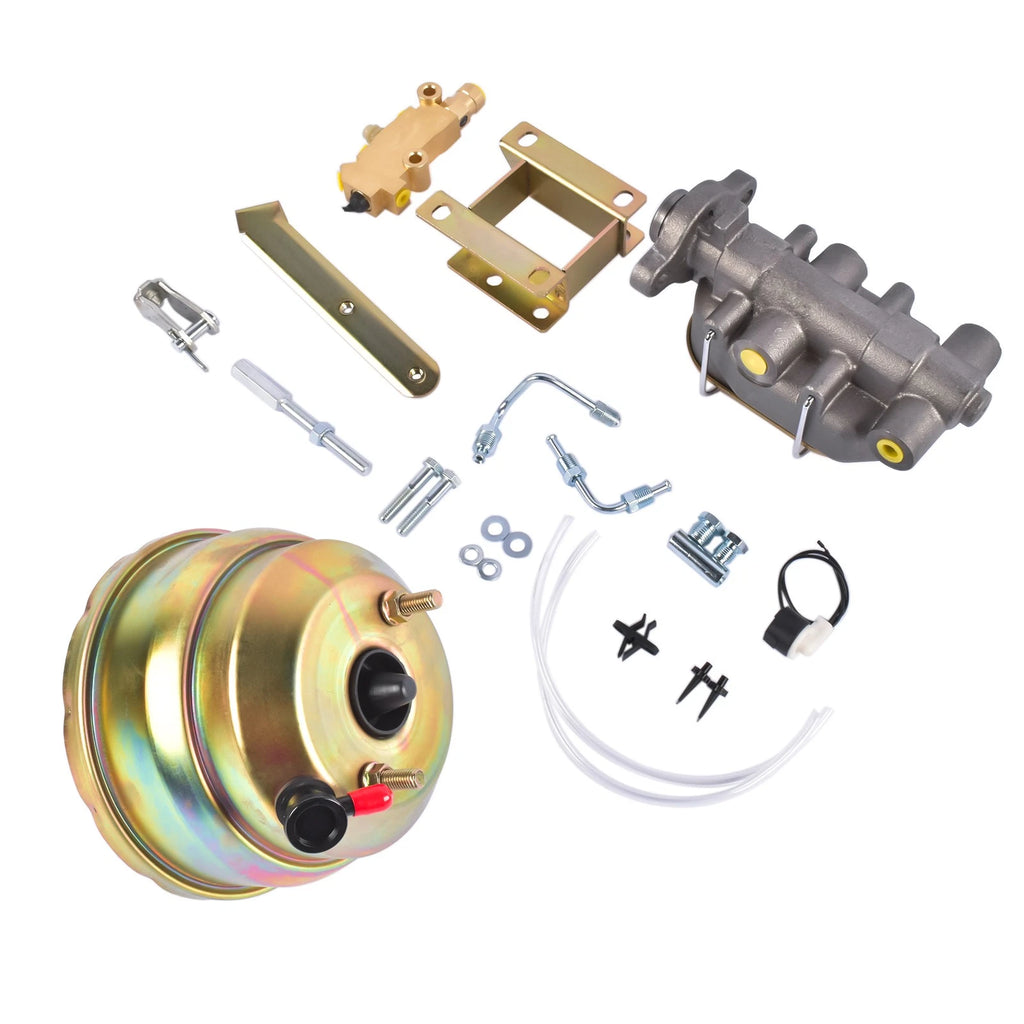 Front Power Disc Brake Conversion Kit with Drilled Rotors for Two-Ten Series