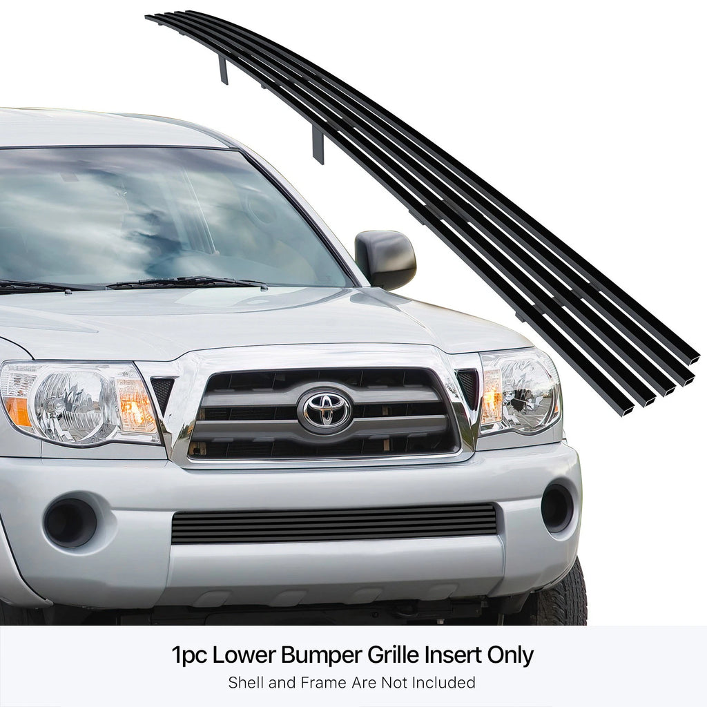 Stainless Black Billet Grille Insert for Toyota Tacoma (2005-2011)