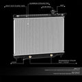 Aluminum Core Radiator DPI-2458 for GMC Envoy XL XUV/Chevy Trailblazer (2002–2009)