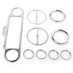 Radio Gauge Inner Trim for Harley Electra Glide, Street Glide (1996-2013)