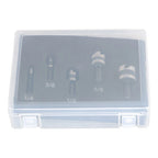 5-Piece Countersink Drill Bit Set for Metals Wood Plastic HSS