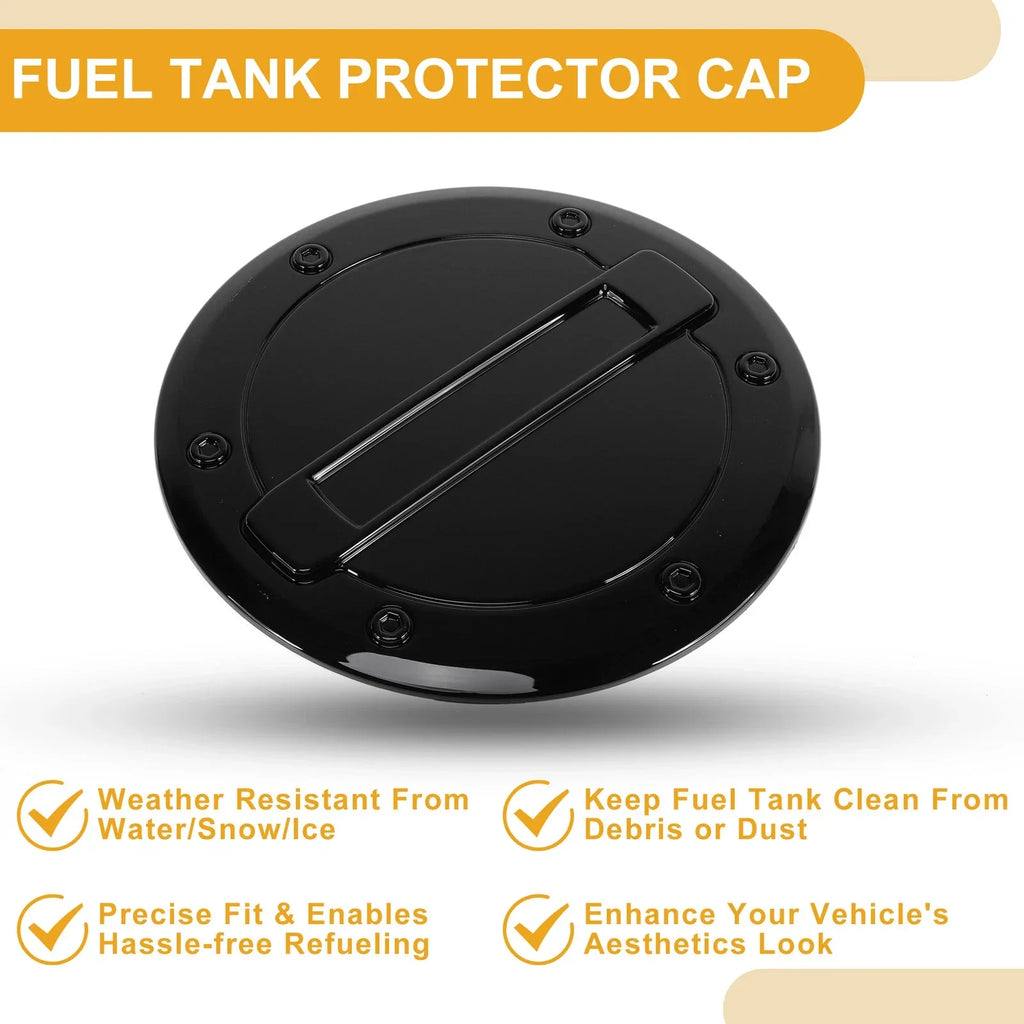 Fuel Tank Door Cap for Dodge Ram (2023–2025) Fuel Filler Flap Cover Black