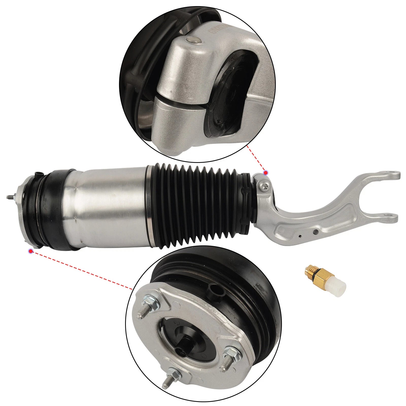 Set of 2 Air Suspension Struts for Tesla Model X (2016-2019)
