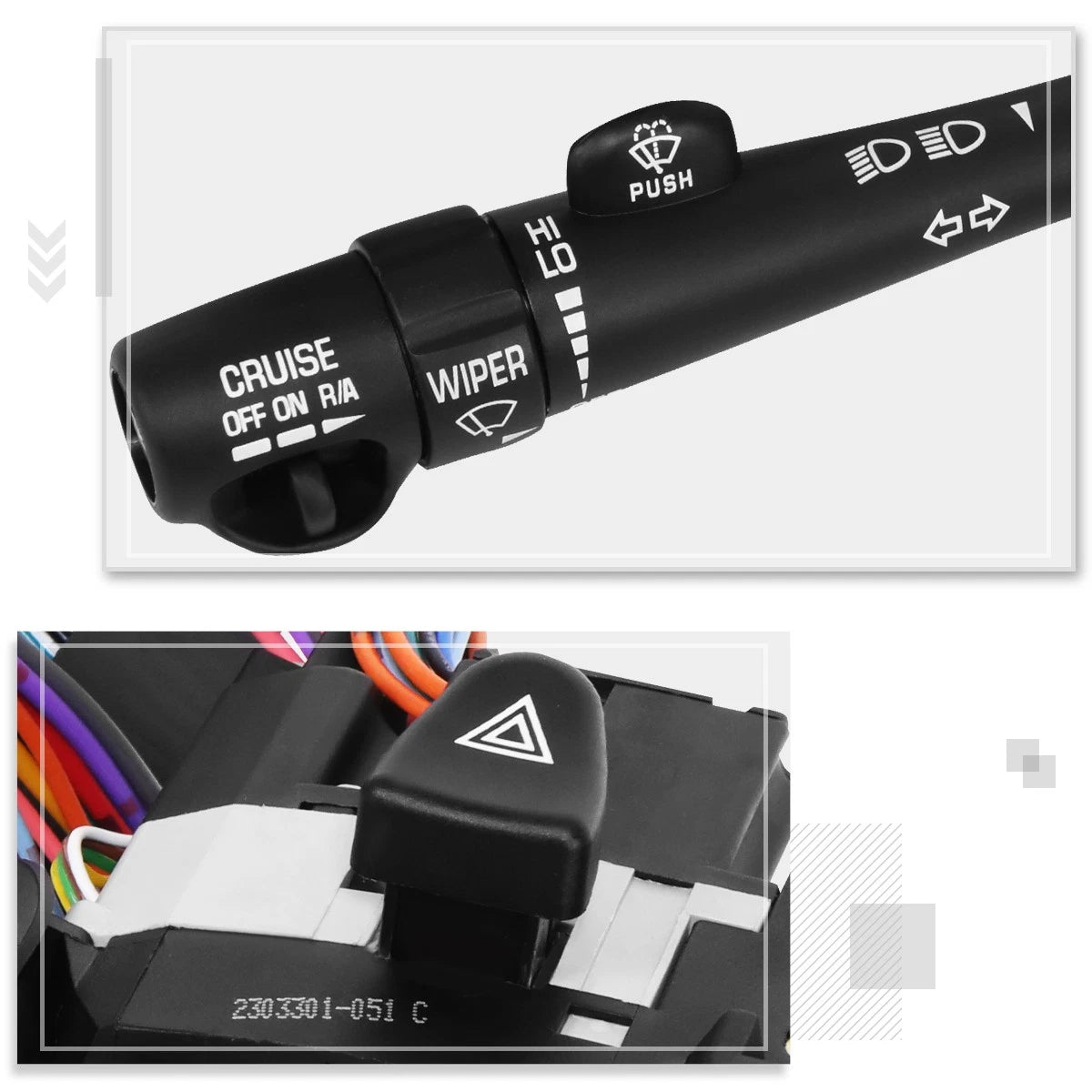 Turn Signal Combination Switch for Buick Century Regal (1997–2005)