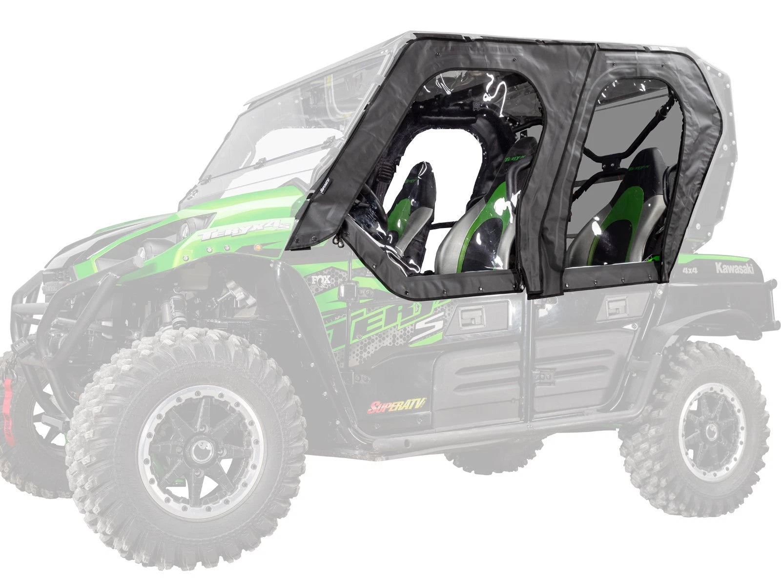 Soft Cab Enclosure Upper Doors for Kawasaki Teryx 4 800 / S (2016–2023)